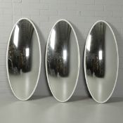 JULIAN CHICHESTER HOXTON OVAL MIRRORS, A SET OF 3.