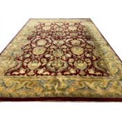 FINE INDIAN AGRA CARPET.