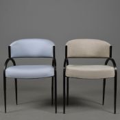 ARTERIORS BAHATI CHAIRS, 2 IN DIFFERING FINISHES.