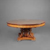 THEODORE ALEXANDER HERMITAGE EXTENDING DINING TABLE.