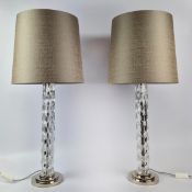PORTA ROMANA TABLE LAMPS, A PAIR.