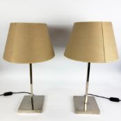 PORTA ROMANA TABLE LAMPS, A PAIR.