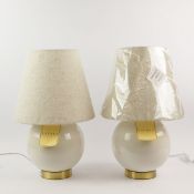 LAUREN RALPH LAUREN HOME TABLE LAMPS, A PAIR.