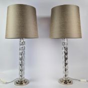 PORTA ROMANA TABLE LAMPS, A PAIR.