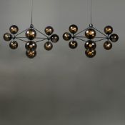 ROLL & HILL MODO CHANDELIERS, A PAIR