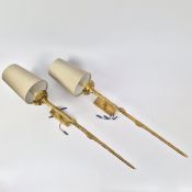 VAUGHAN BRANTOME WALL LIGHTS, A PAIR.