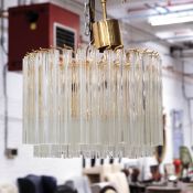 MURANO GLASS DRUM CHANDELIER