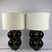 ATTRIBUTED TO ANDREW MARTIN TABLE LAMPS, A PAIR.