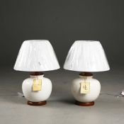 LAUREN RALPH LAUREN HOME TABLE LAMPS, A PAIR.