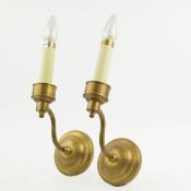 VAUGHAN SEATON STORM BATHROOM WALL LIGHTS, A PAIR.
