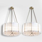 WIRED CUSTOM LIGHTING STELLA CEILING LIGHTS, A PAIR.