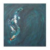 KARRIE FOX (CORNISH CONTEMPORARY). KOI CARP. (d)