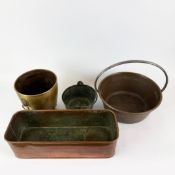 19TH CENTURY COPPER AND BRASSWARE (4).