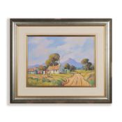 HANNES VAN DER WALT (SOUTH AFRICAN). BOLAND, COLOURED COTTAGES.