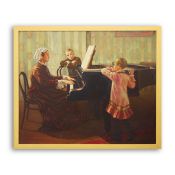 DIMITRI IVANOV (1910-1979). MUSIC LESSON 1960s.