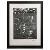 PABLO PICASSO. DAVID AND BATHESHEBA. (d)