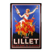 ORIGINAL LILLET ADVERTISING POSTER.