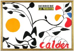 ALEXANDER CALDER. ABSTRACT LITHOGRAPH 1954. (d)