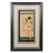BERYL COOK (1926-2008). A BATHROOM. (d)