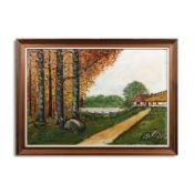20TH CENTURY SWEDISH SCHOOL. AUTUMN TREES.