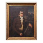 EARLY 19TH CENTURY BRITISH SCHOOL. PORTRAIT OF A GENTLEMAN.