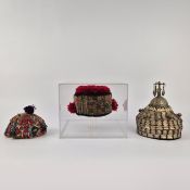 ASIAN HATS, THREE.