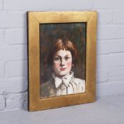 IN THE MANNER OF GLYN WARREN PHILPOT RA (5 OCTOBER 1884 – 16 DECEMBER 1937). PORTRAIT OF A YOUNG GIR