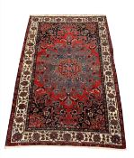 ANTIQUE BAKTIARI RUG.
