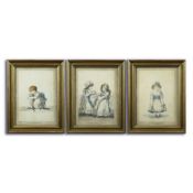 J. GEORGE (18TH CENTURY). NEW SHOES!, 'TIS MY DOLL AND JUMP PUSSEY (3).