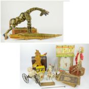 A FRENCH LATE 19TH CENTURY/ EARLY 20TH CENTURY BISQUE CLOWN. (11).