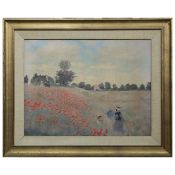 AFTER CLAUDE MONET (1840-1926). THE POPPY FIELD.