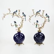 CANDELABRA, A PAIR.