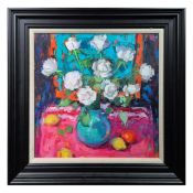 JENNIFER MACKENZIE. STILL LIFE WITH ROSES.