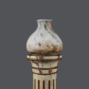 GERALDINE PHILLIPS (1953-2025). A STUDIO POTTERY VASE.