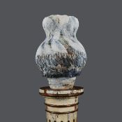 GERALDINE PHILLIPS (1953-2025). A LARGE STUDIO POTTERY VASE.