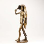 JEAN DOYLE (SOUTH AFRICAN B. 1930). BOY WITH BANANAS.