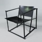 ATTRIBUTED TO PASTOE FM62 CUBIC LOUNGE CHAIR.
