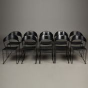 BALERI ITALIA JULIETTE CHAIRS, A SET OF 10.