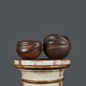 GERALDINE PHILLIPS (1953-2025). TWO STUDIO POTTERY VASES (2).
