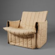 1970s RIBBON ARMCHAIR BY NIELS SYLVESTER BENDTSEN FOR KEBE.