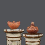 GERALDINE PHILLIPS (1953-2025). TWO STUDIO POTTERY VASES (2).