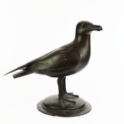 MAX ESSER (1885-1945) BRONZE SEAGULL.