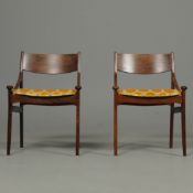 PAIR OF 1950s DANISH ROSEWOOD ARMCHAIRS BY VESTERVIG ERIKSEN FOR BDDR TROMBORG
