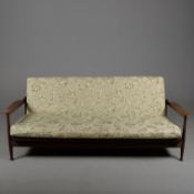 1960s MANHATTEN TEAK SOFA BED BY GUY ROGERS.