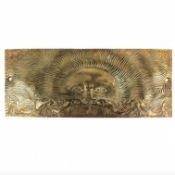 AN ELSLEY AND CO LTD ARTS AND CRAFTS BRONZE PLAQUE.