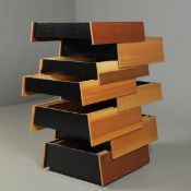 STACK CHEST OF DRAWERS BY SHAY ALKALAY FOR ESTABLISHED & SONS.