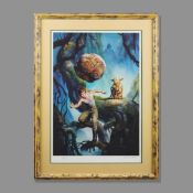 BORIS VALLEJO (PERUVIAN, B. 1941). DAGOBAH.