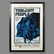 TWILIGHT PEOPLE ORIGINAL FILM POSTER, 1972.