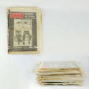 A COLLECTION OF VINTAGE MUSIC MAGAZINES, INCL RARE NME AUG 1979 JOY DIVISION ISSUE (78).