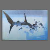 STEPHEN GRIMES (1927-1988). SHARK BLUE.